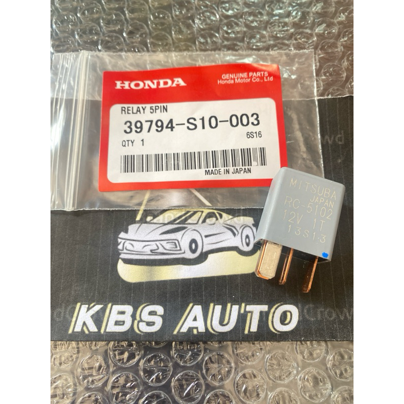 MULTIFUNCTION 5PIN RELAY 39794 S10 003 MITSUBA RC 5102 HONDA CIVIC