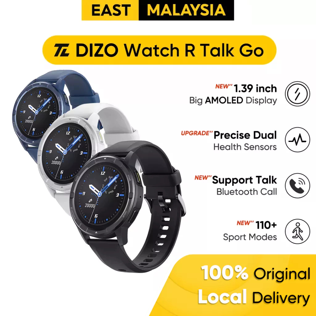 New Realme Techlife Dizo Watch R Talk Go High Resolution Full Touch