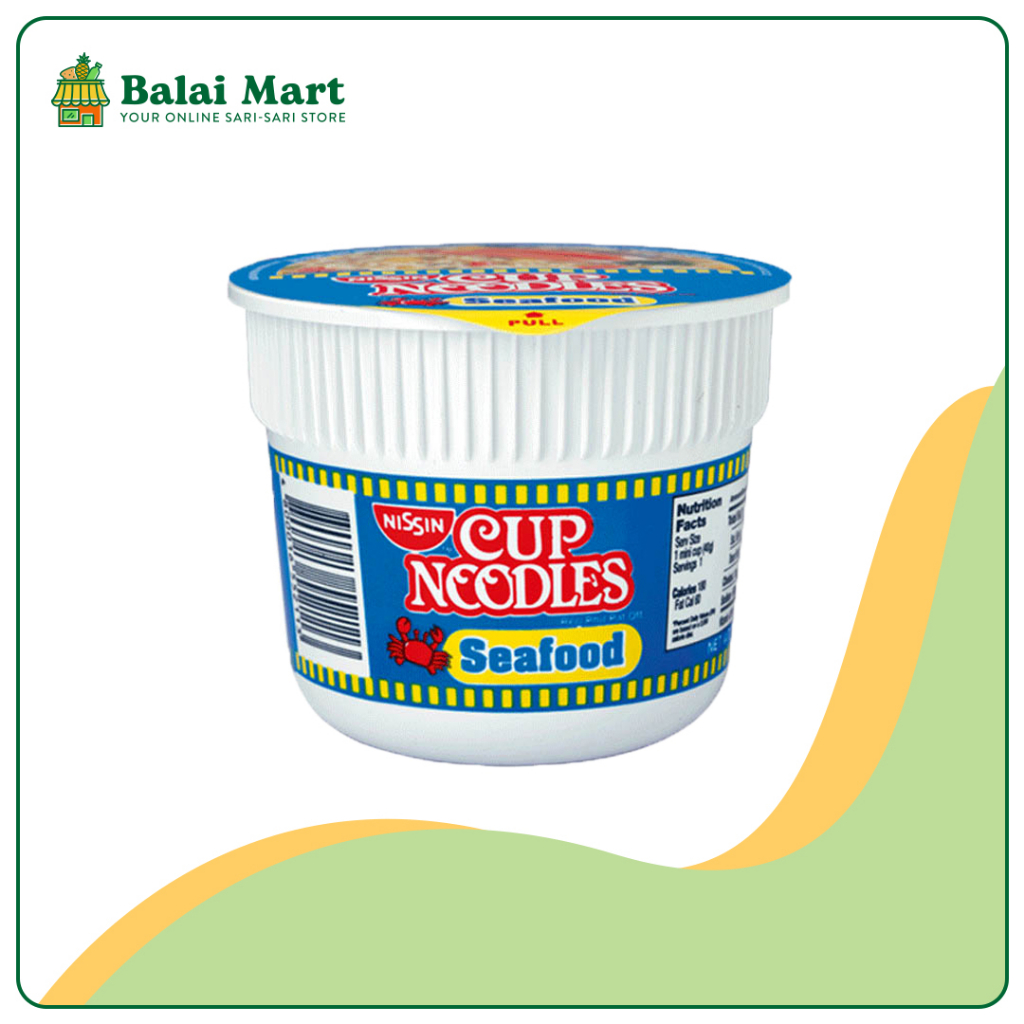 Nissin Cup Noodles Mini Seafood G Shopee Singapore