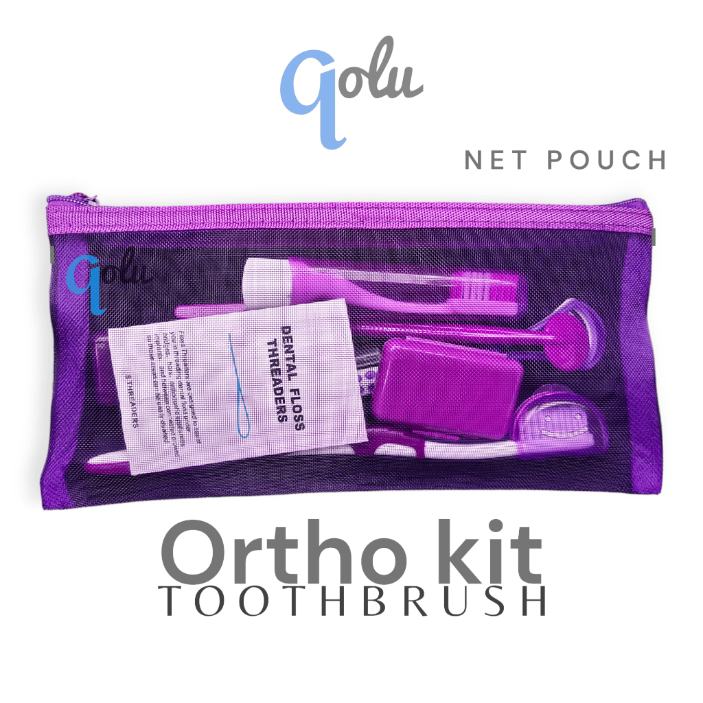 Ortho Kit Orthodontic Toothbrush Travel Toothbrush Ortho Wax Tongue