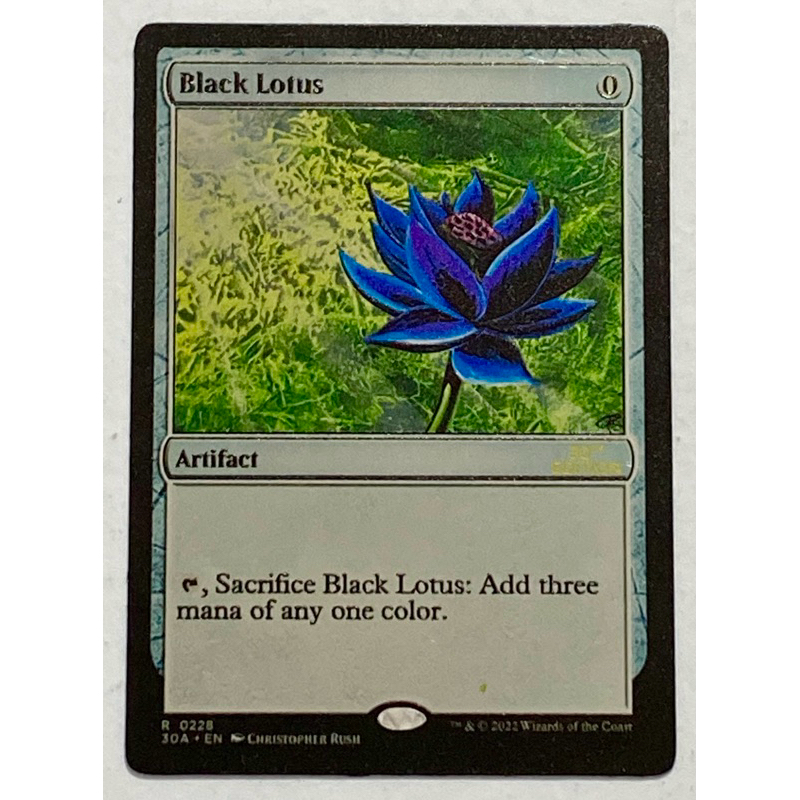 Metal Card Magic Cards MTG Black Lotus 30th Anniversary Edition