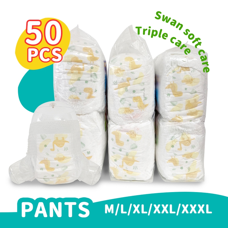 MAMABA Baby Diaper Korean Diaper Pull Up Pants 50pcs Baby Disposable