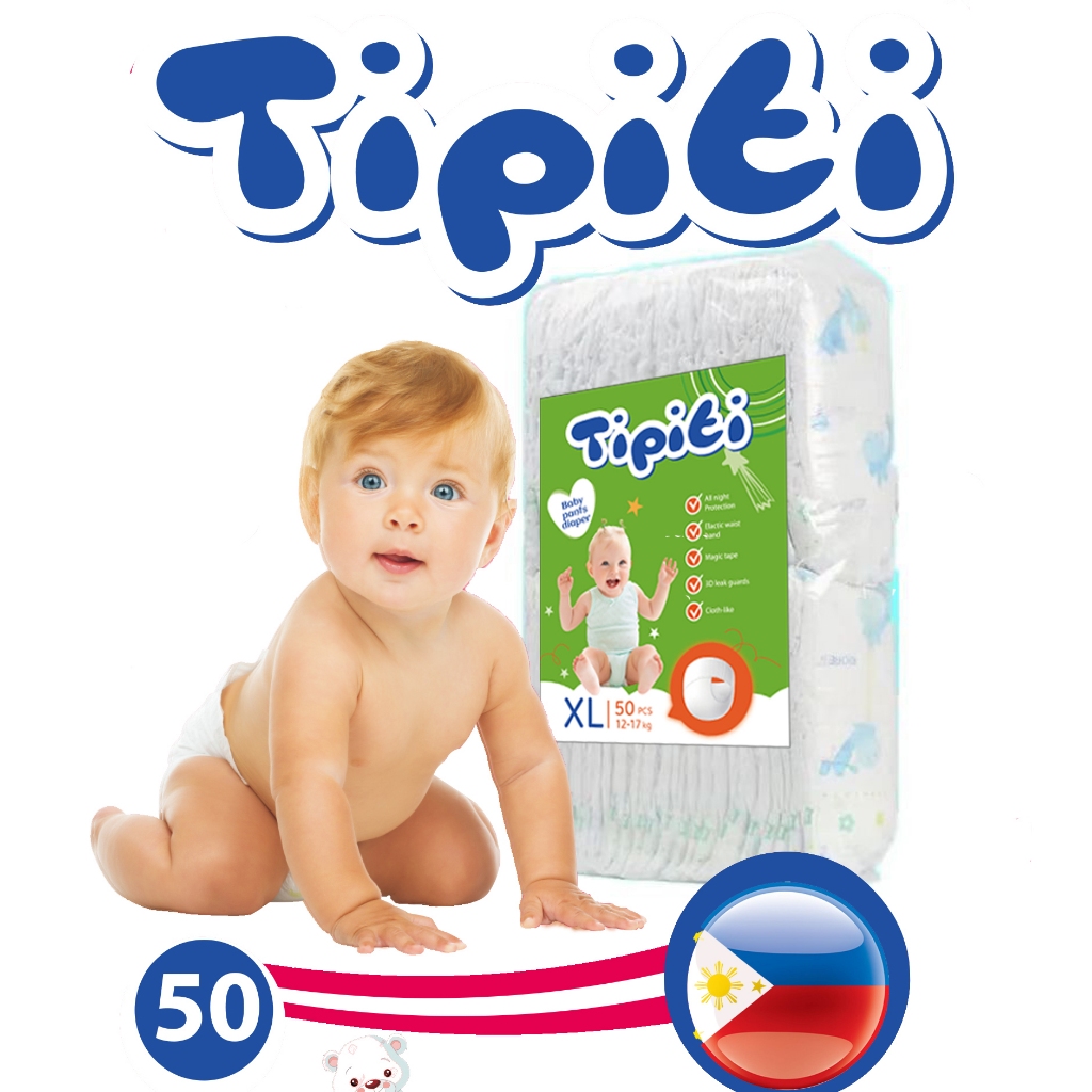 Tipiti Baby Diaper Ultrathin Korean Diaper Pants Korean One Pack By