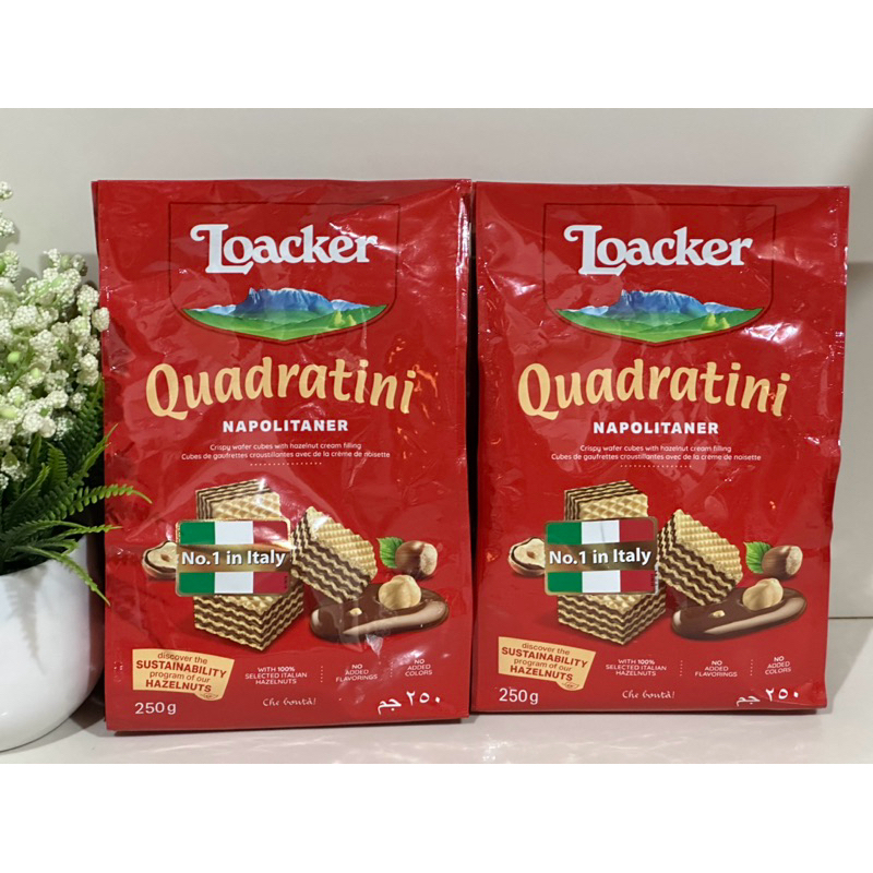 Loacker Quadratini Napolitaner 250g Wafer Shopee Singapore