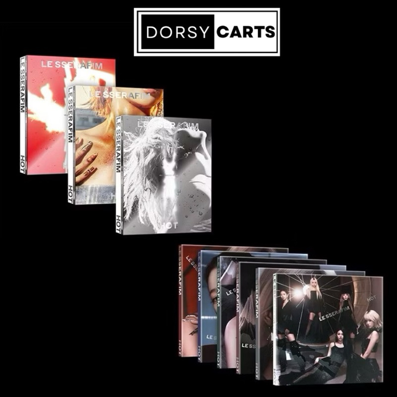 LE SSERAFIM HOT TH MINI ALBUM Standard And Compact Versions