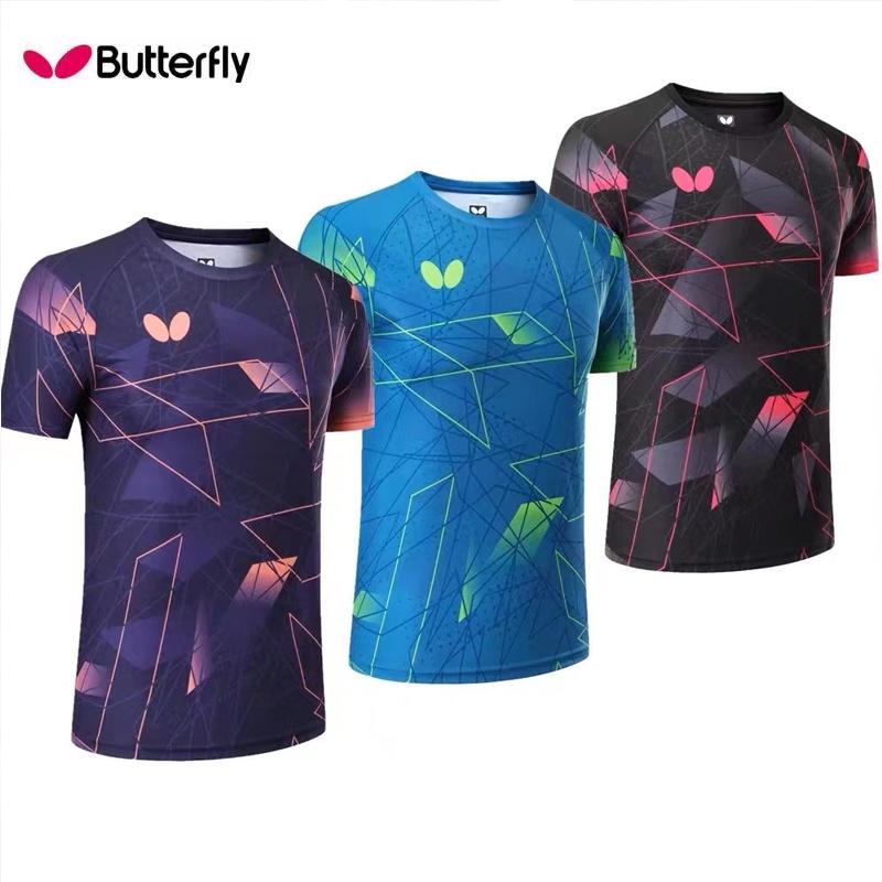 Butterfly S New Table Tennis Clothing Men S And Women S Short Sleeved