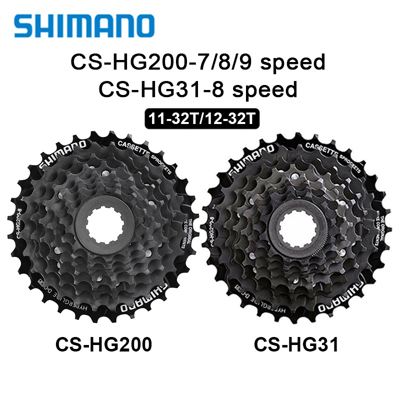 SHIMANO CS HG200 Bicycle Cassette 7 8 9 Speed CS HG31 MTB Mountain Bike