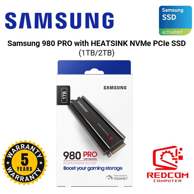 Samsung Pro With Heatsink M Pcie Gen X Nvme Internal