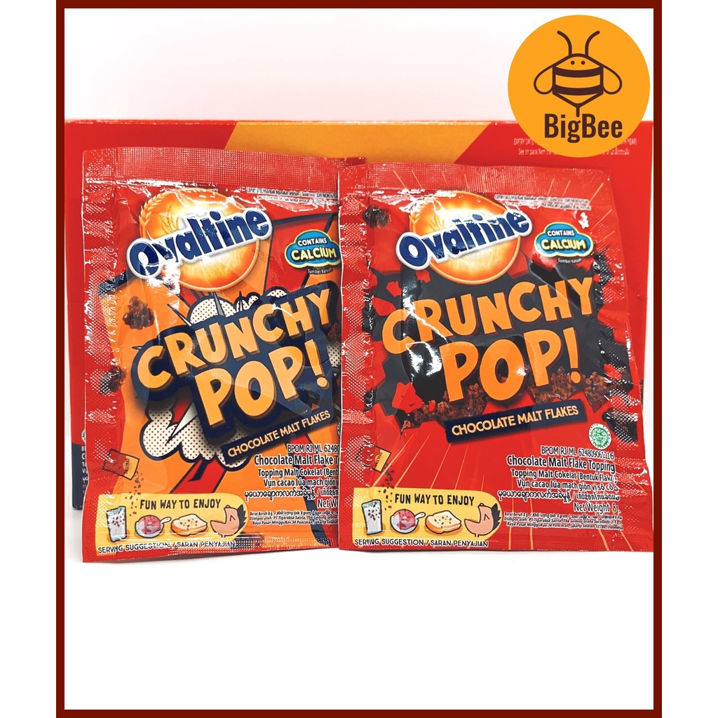 Ovaltine Crunchy Pop G X Pkts Ovaltine Crunchy Pop Chocolate Malt