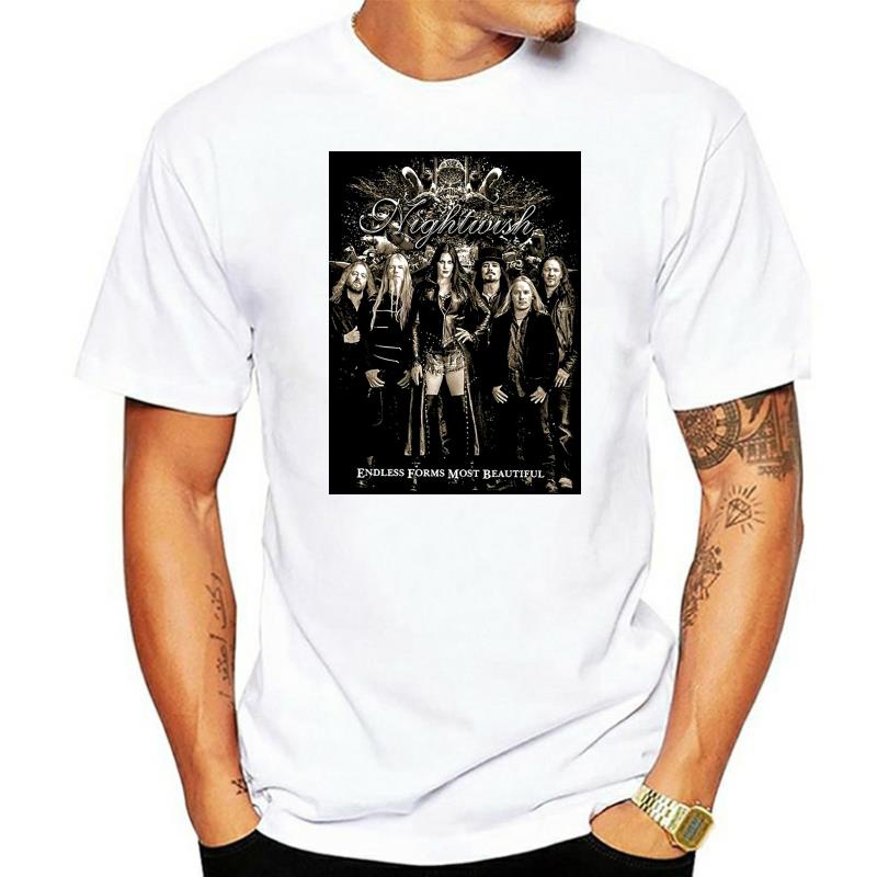 New Nightwish Endless Forms Most Beautiful Vintage T Shirt Retro Unisex