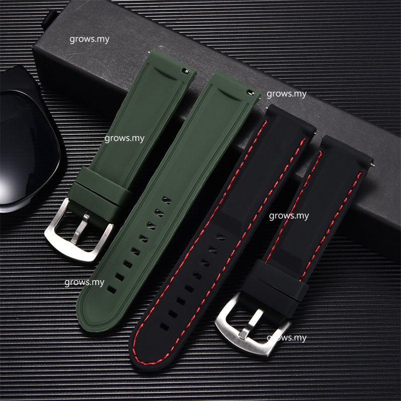 Silicone Watch Band Quick Release Rubber Strap Mm Mm Mm Mm