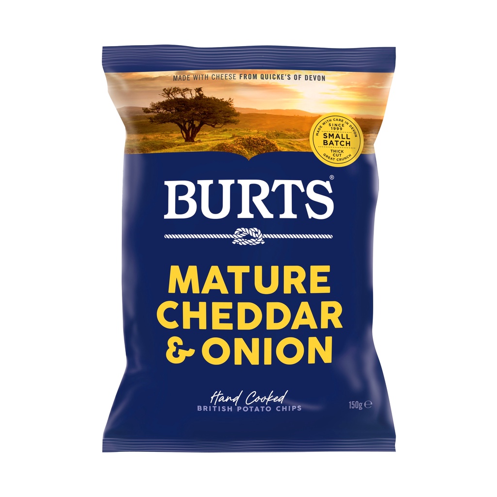 BURTS Mature Cheddar Onion Potato Chips 150g Shopee Singapore