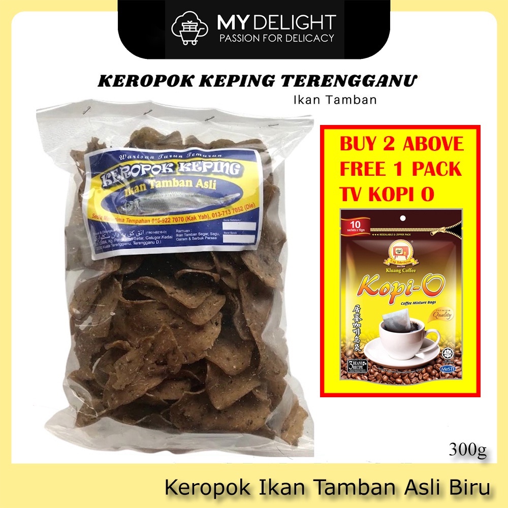 Kuala Terengganu Fish Cracker Keropok Ikan Tamban SG Ready Stock