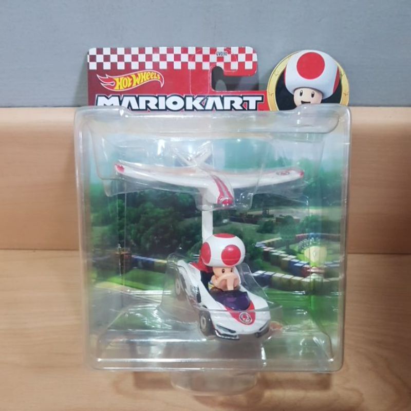 Hot Wheels Mario Kart Toad P Wing Plane Glider Hotwheels Shopee Singapore
