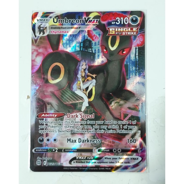 Pokemon Umbreon Vmax Trainer Gallery Brilliant Stars Card Shopee