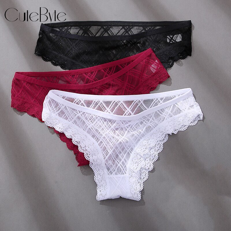 Cute Byte Cute Byte Women S Lace Panties Sexy Hollow Out Briefs Female