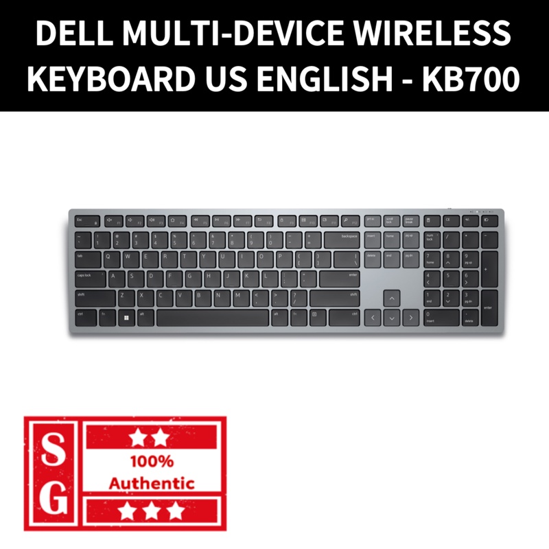 Dell Multi Device Wireless Keyboard US English KB700 DELL PORTABLE