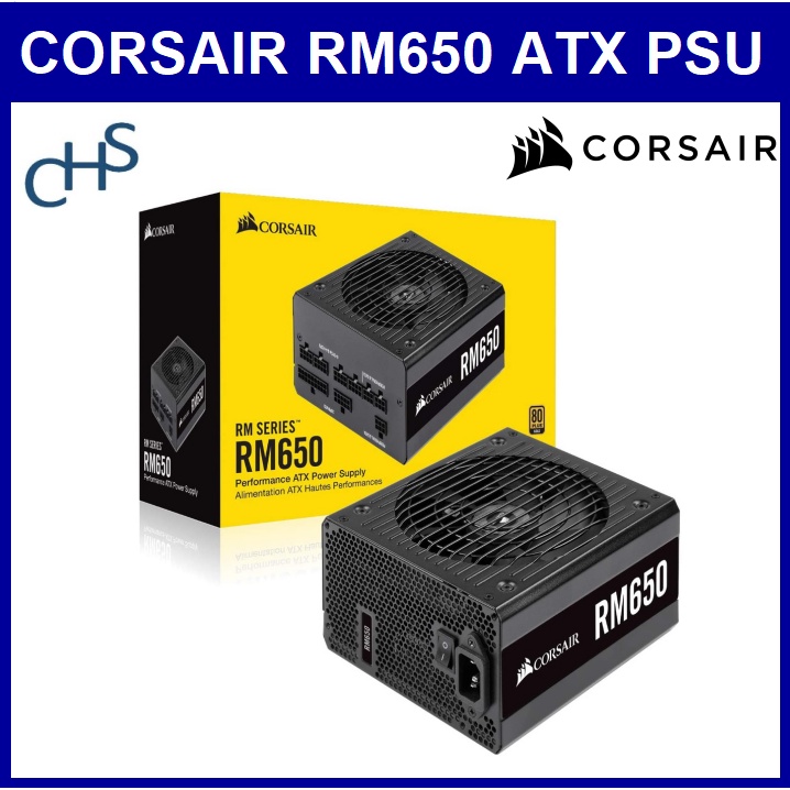 Corsair RM Series RM650 CS CP 9020233 UK 650 Watt 80 PLUS Gold