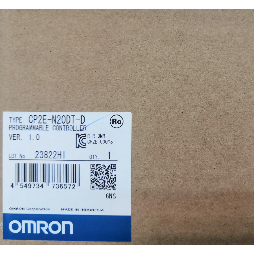 OMRON CP2E N20DT D Programmable Logic Controller PLC Shopee Singapore