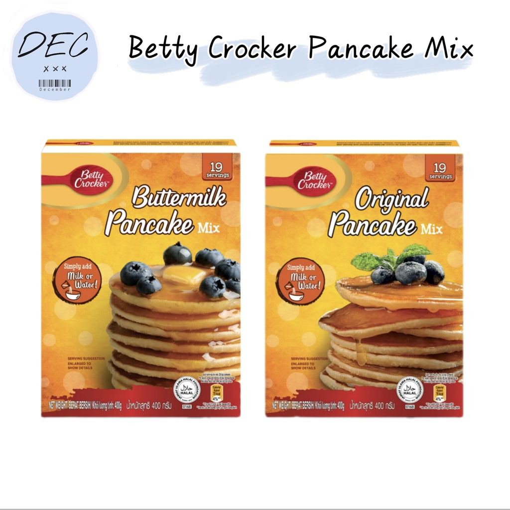 Bundle Of 2 Betty Crocker Pancake Mix Original Buttermilk 400g Ready