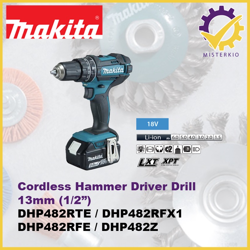 Sg Stock Makita Dhp Cordless Hammer Driver Drill Dhp Rte