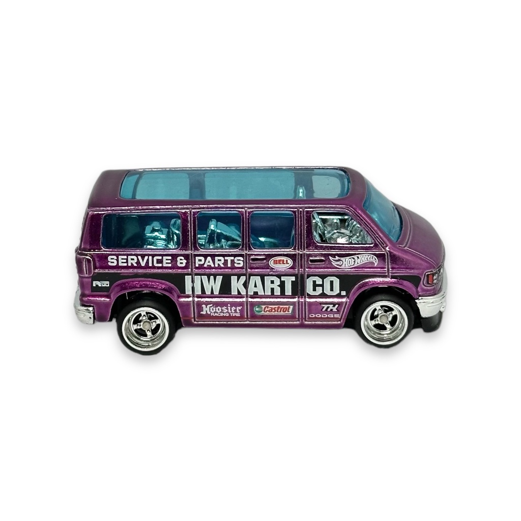 Ducstore Model Car HCY16 Hot Wheels Dodge Van Super Treasure Hunt Sth