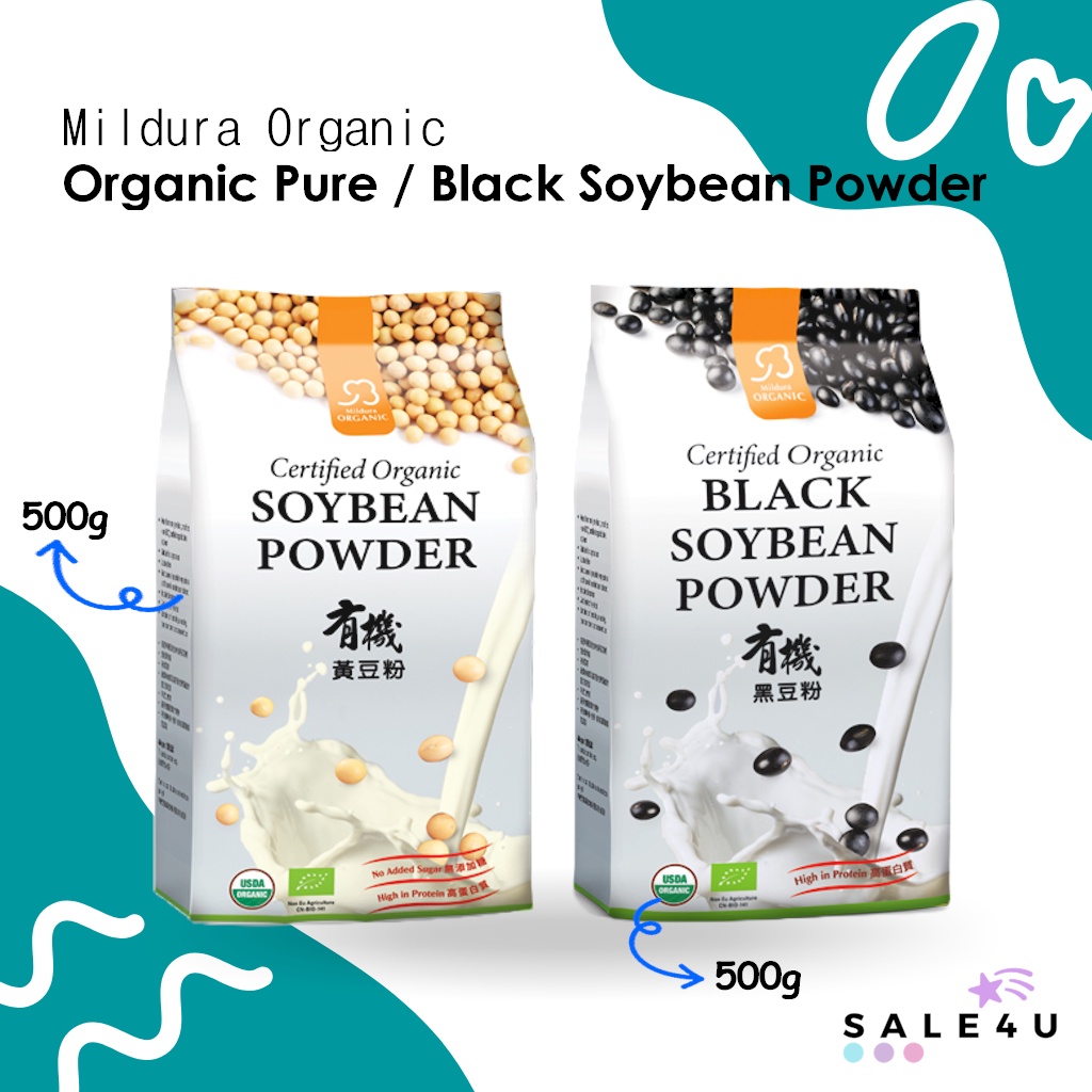 Mildura Certified Organic Pure Soybean Powder Black Soybean Powder