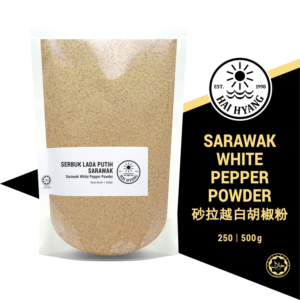 PUTIH Hai Hyang 100 Pure Sarawak White Pepper Powder 250g 500g