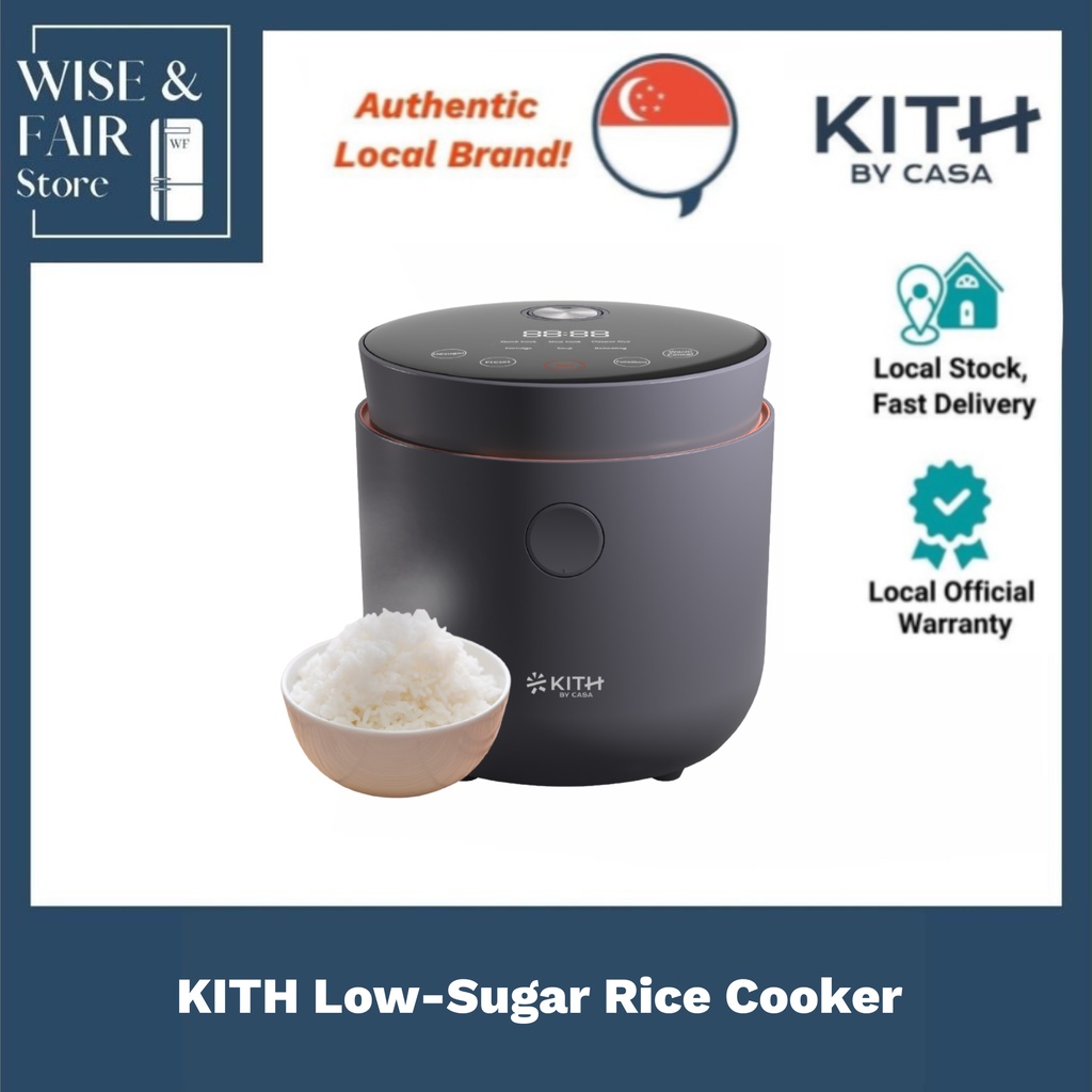 Kith Low Sugar Rice Cooker Lrc L Bk Shopee Singapore