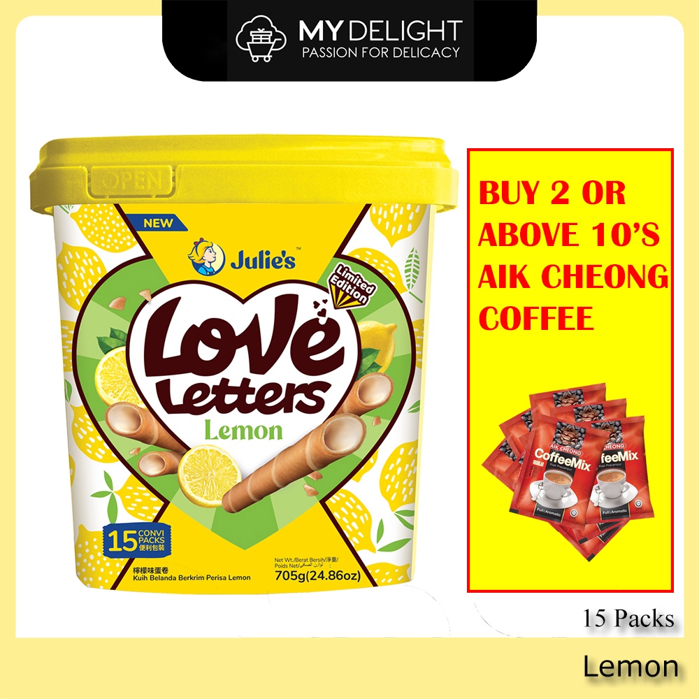 Julie S Love Letters Lemon G Halal Lemon Roll Sg Ready Stock