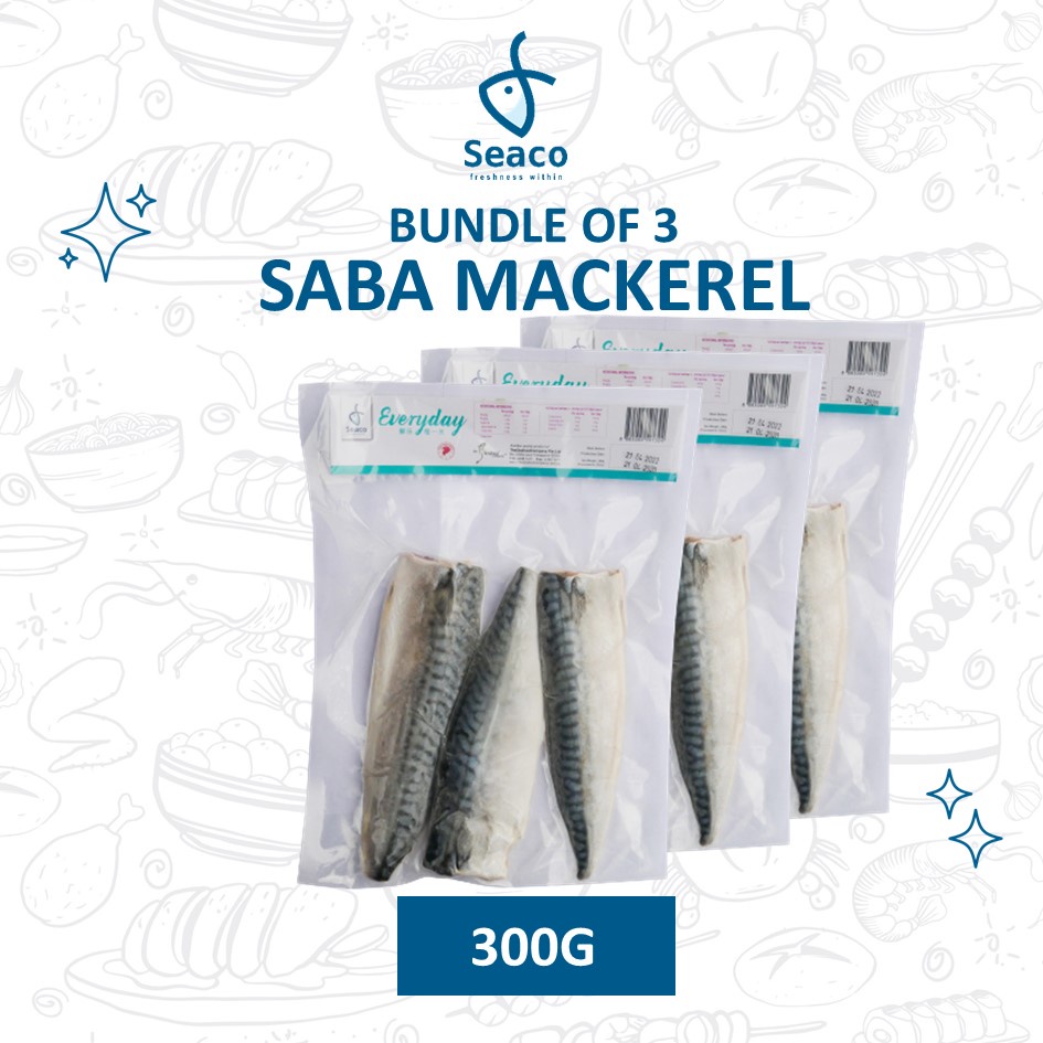 Seaco Bundle Of Saba Mackerel G Shopee Singapore