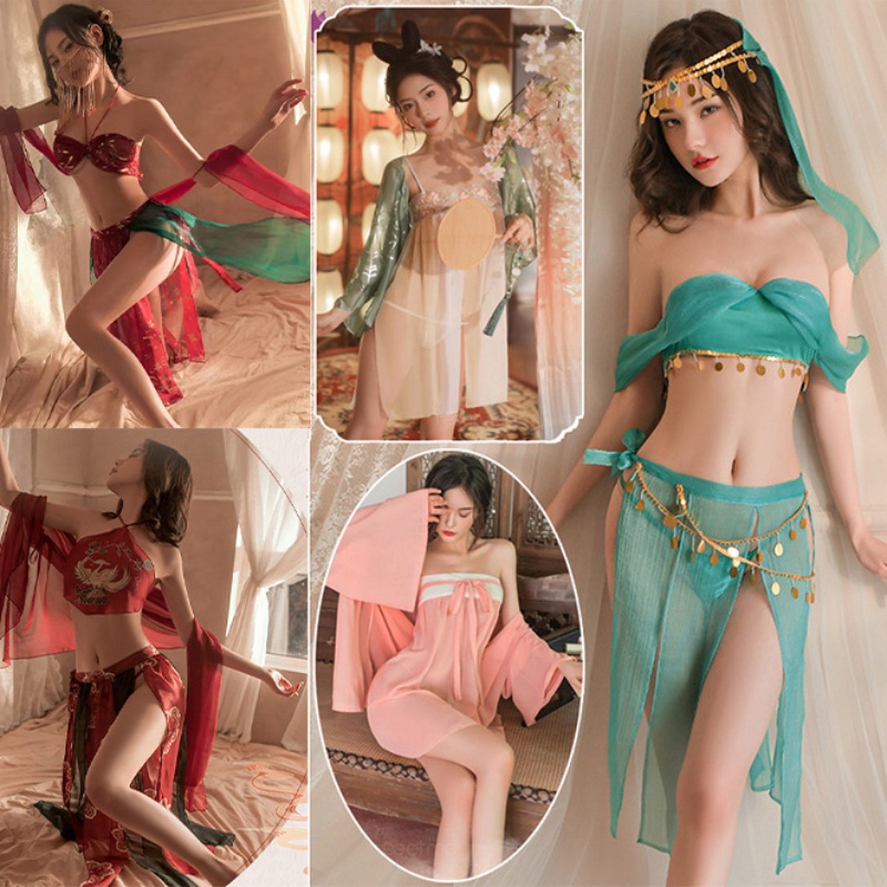 Sexy Lingerie Antique Exotic Chiffon Lace Cosplay Ancient Goddess