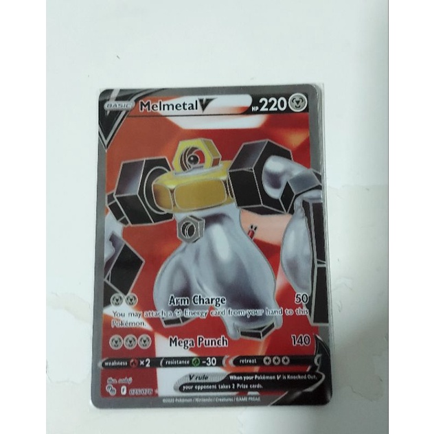 Pokemon Go Melmetal V Full Art Card Shopee Singapore