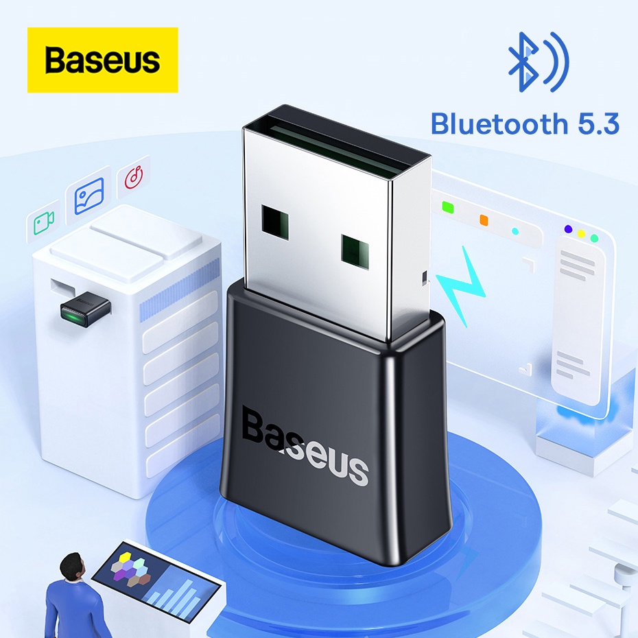 Baseus Ba Usb Bluetooth Adapter Bluetooth For Pc Laptop Wireless