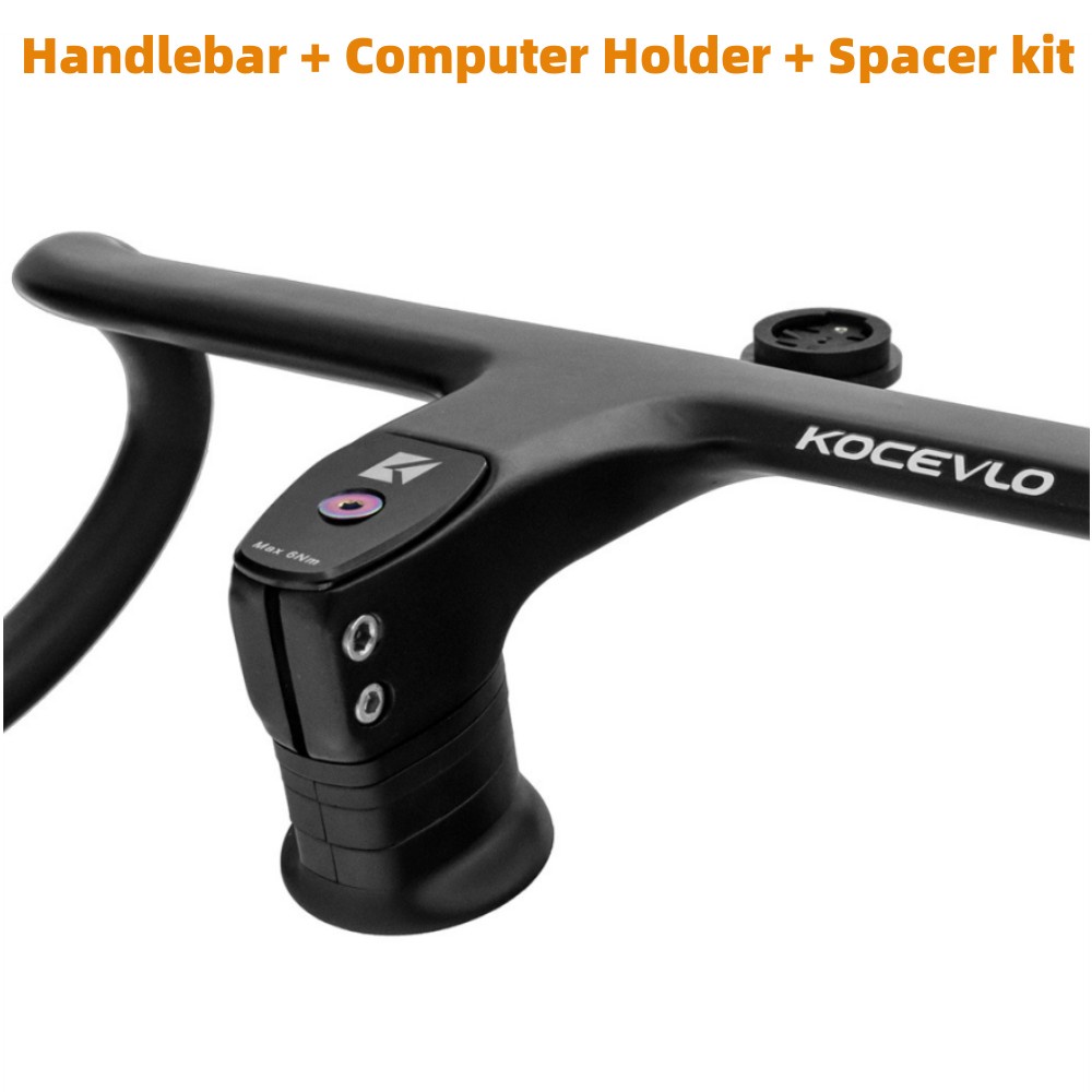 Kocevlo Road Bike Carbon Handlebar Integrated Route Aero Road Handlebar