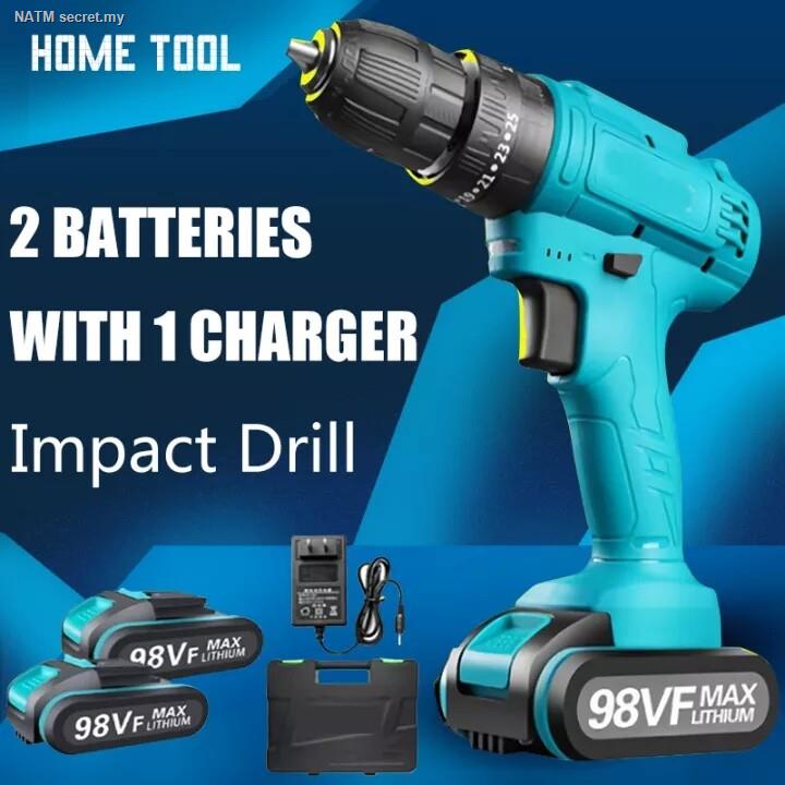 98VF 2 Speed Electric Drill Upgrade Cordless Drill Electric Screwdriver