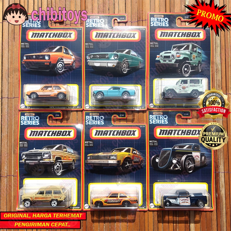 Matchbox Retro Series Chevy Nova Ford Mustang Gt Ford