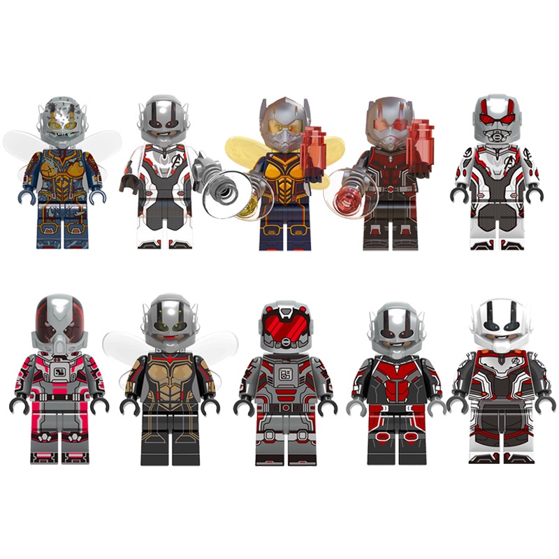 Mini Ant Man Wasp Quantumania Building Blocks Toys Figures Gift For