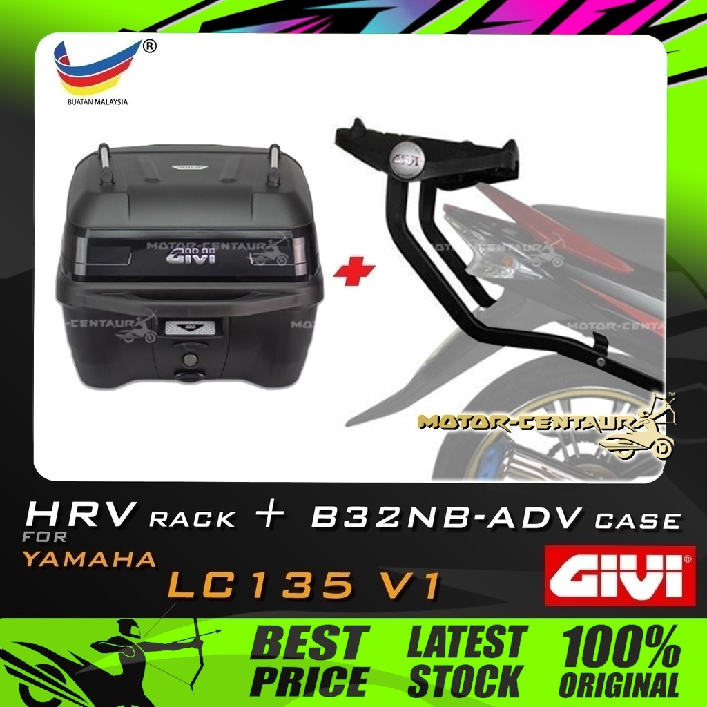 Set Kombo Kotak Box Givi B Nb Adv Top Case Givi Yamaha Lc V Hrv