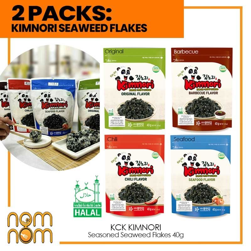 HALAL KCK Seaweed Kimnori Seasoned Seaweed Flakes 40g Barbecue