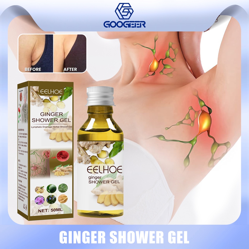 EELHOE Lymphatic Drainage Herbal Shower Gel Relieves Underarm Lymphatic