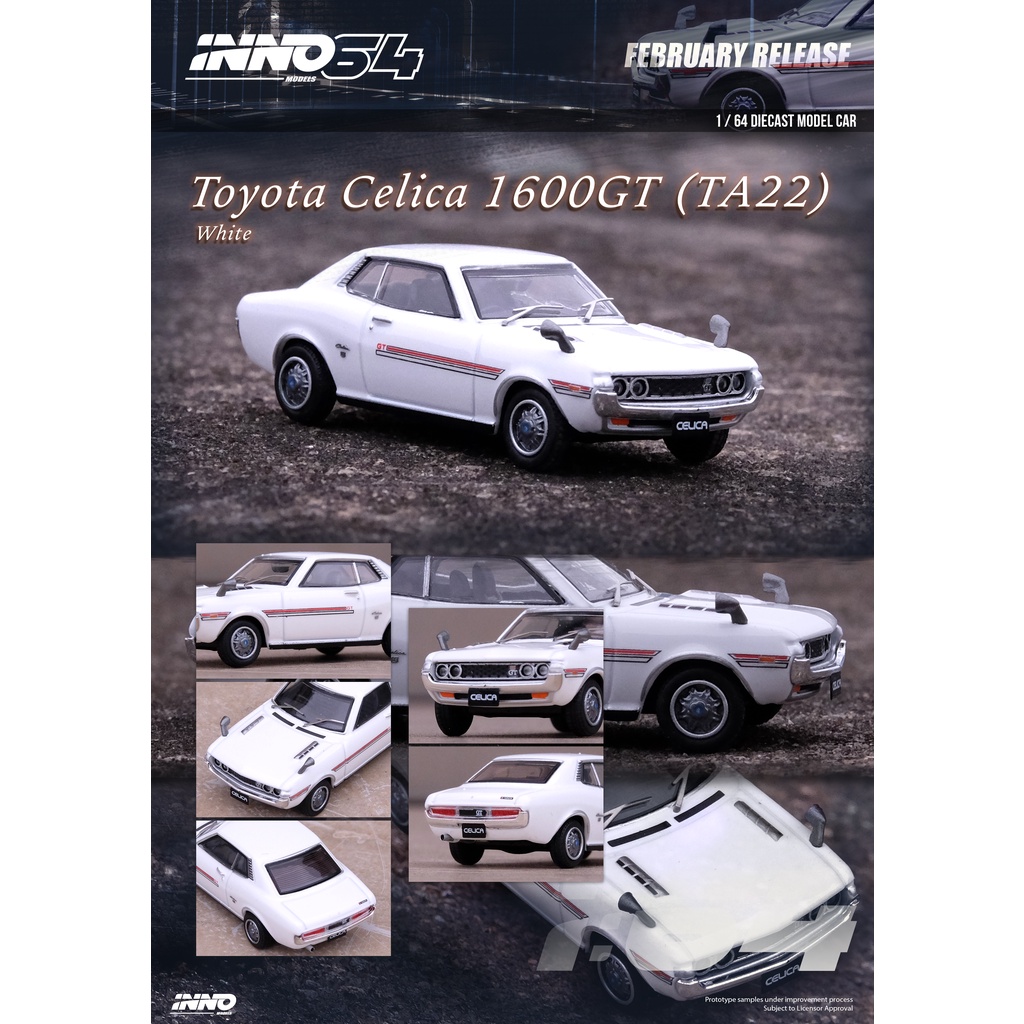 Inno Models Inno Toyota Celica Gt Ta White Shopee Singapore