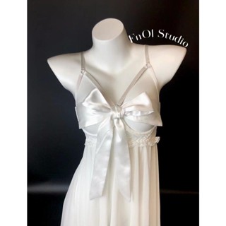 Fnol Studio French Bowknot Sexy Lingerie Sleepwear Dress Cosplay