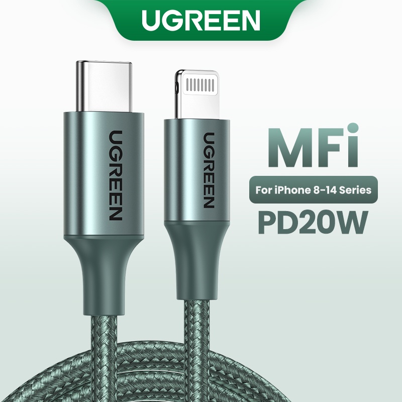 Ugreen Mfi Usb C To Lightning Iphone Charging Cable Compatible For