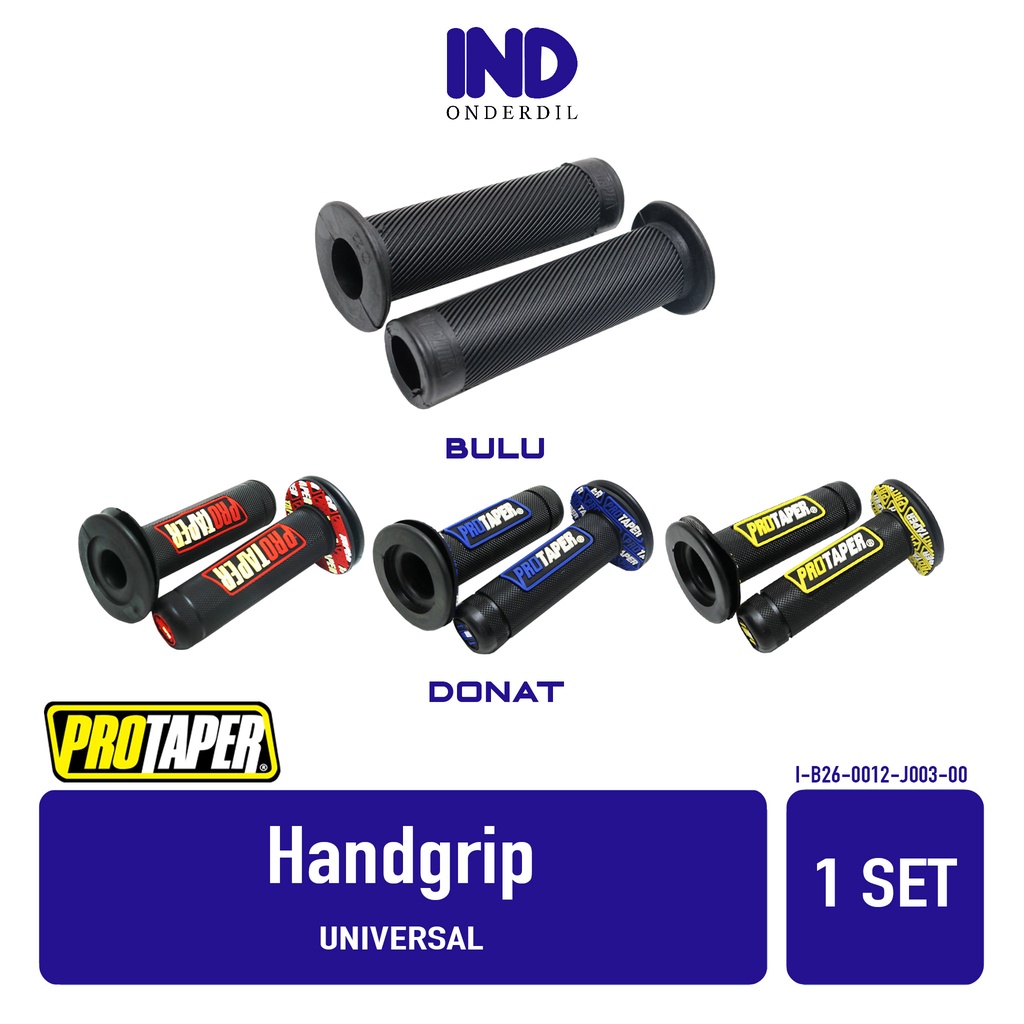 Hitam Merah Handgrip Brand Protaper Feather Donut Black Blue Yellow Red