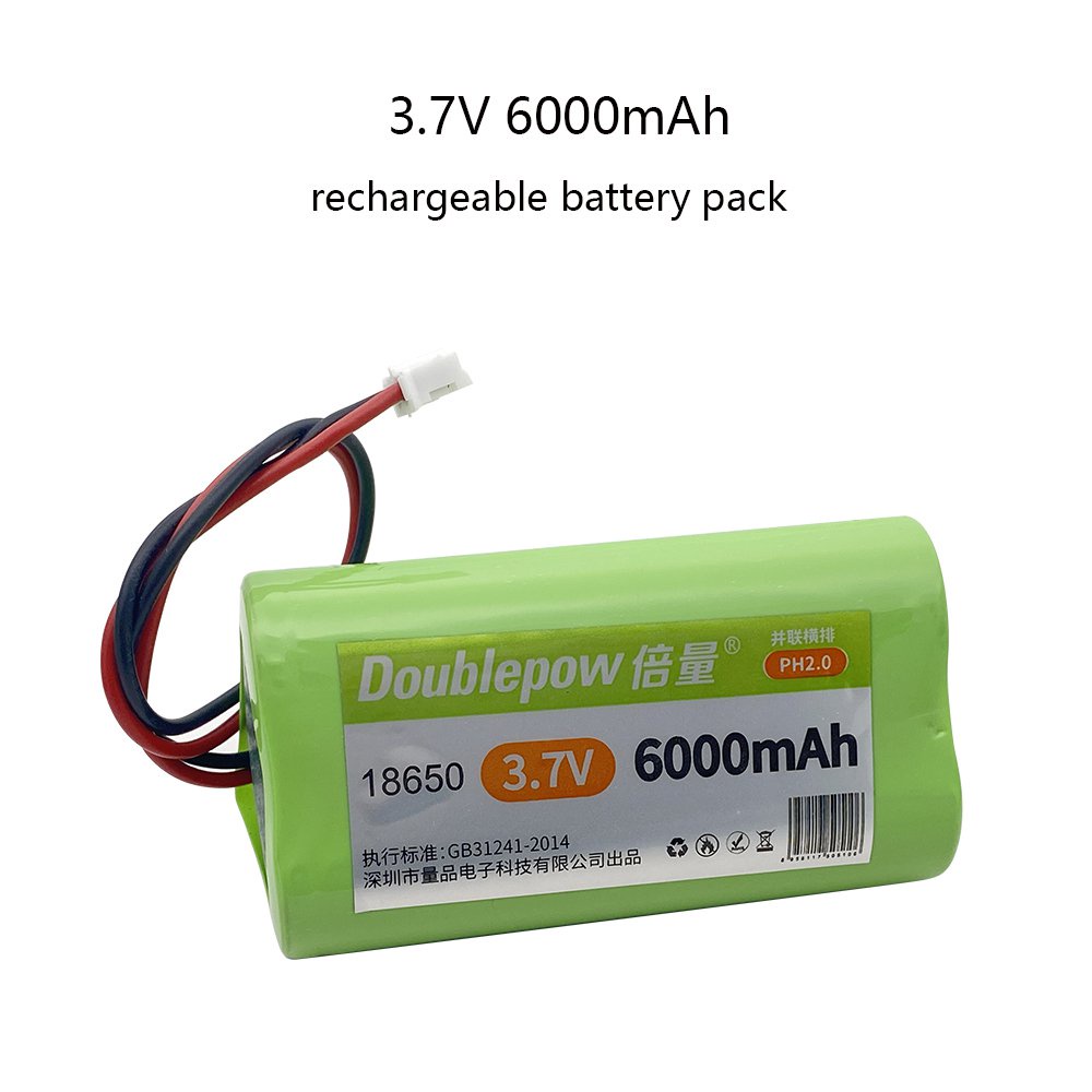 3 7V 6000mAh 18650 Lithium Baery 18650 Rechargeable Baery Pack 18650