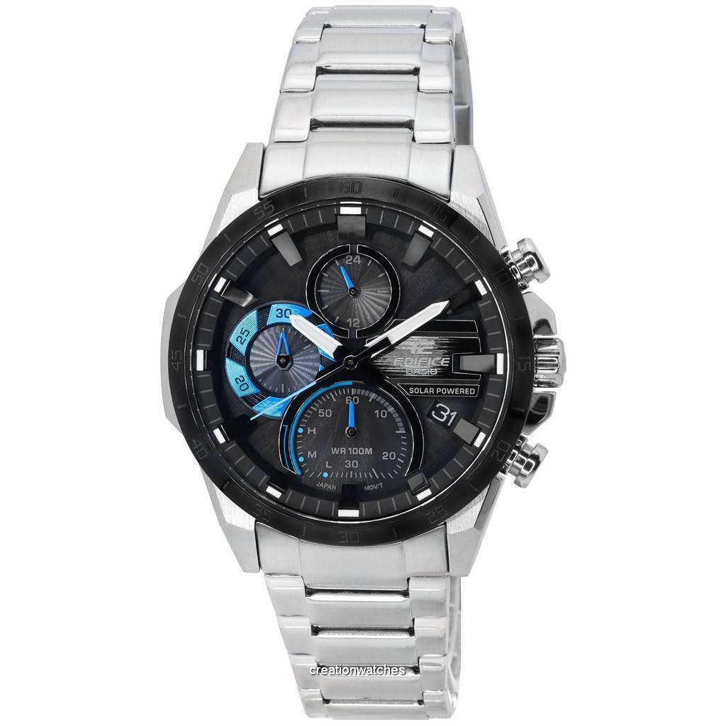 Casio Edifice Chronograph Analog Solar Powered EQS 940DB 1B EQS940DB 1B