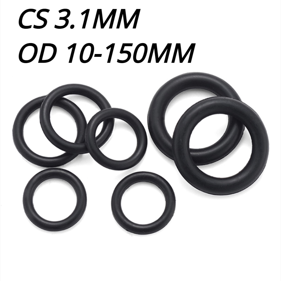 Quick Shipment Nitrile O Ring Black Outer Diameter 10 80mm Line 3mm