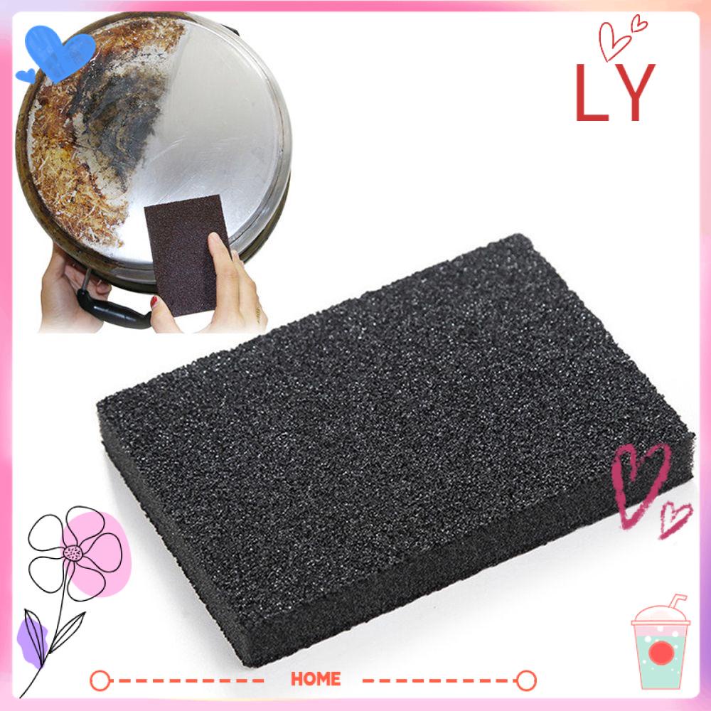 Ly Pcs Black Cleaning Sponge Household Pot Rust Rub Magic Cleaner