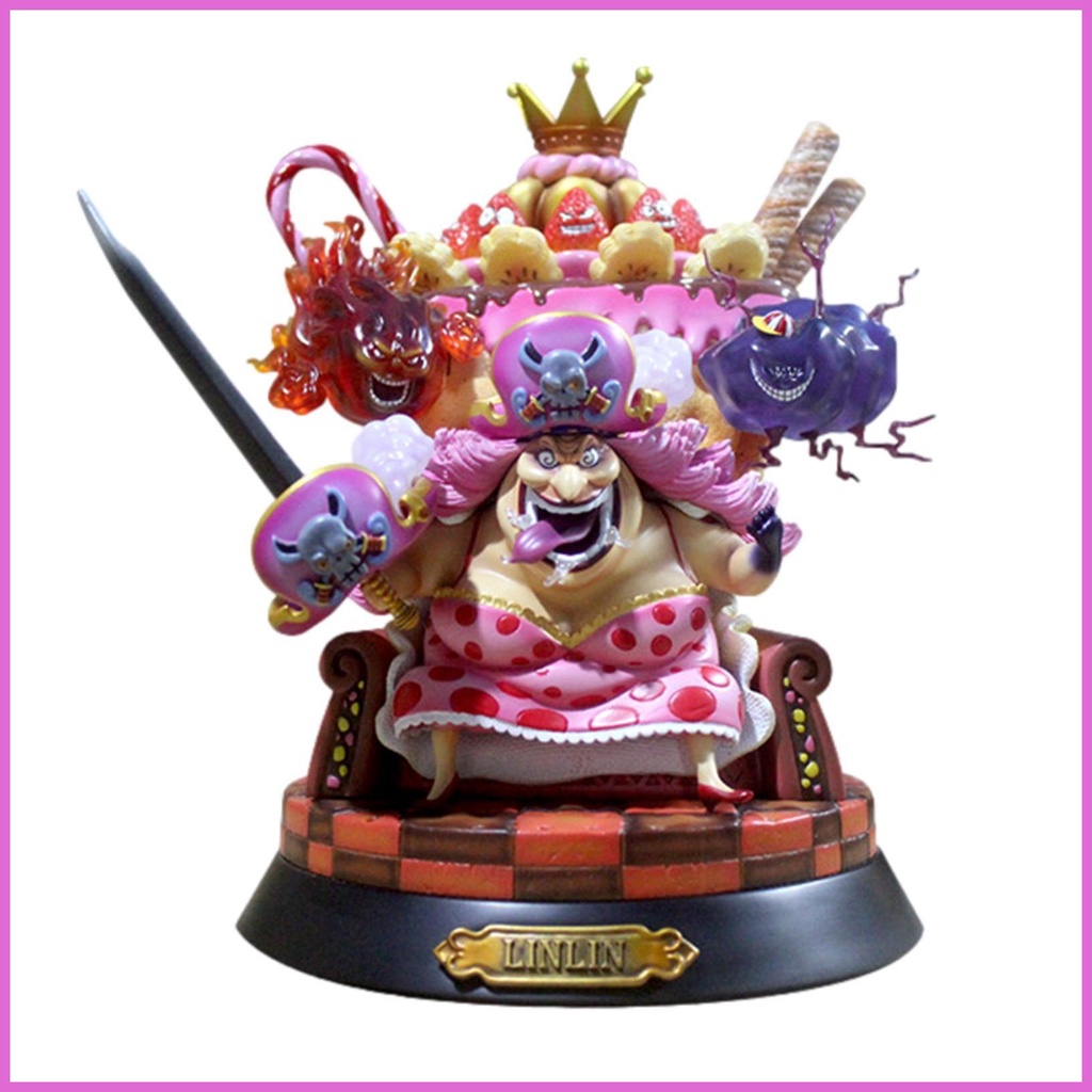 One Piece Anime Figure Four Emperors Whitebeard Big Mom Shanks Kaido